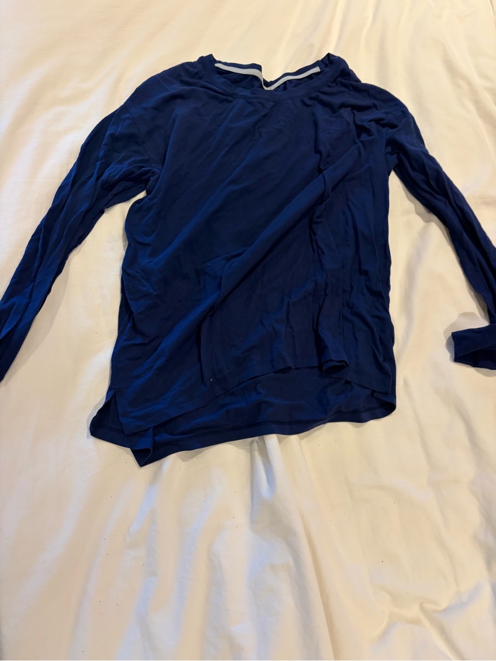 **DIP Navy Blue Ruched Long Sleeve Top 💙**